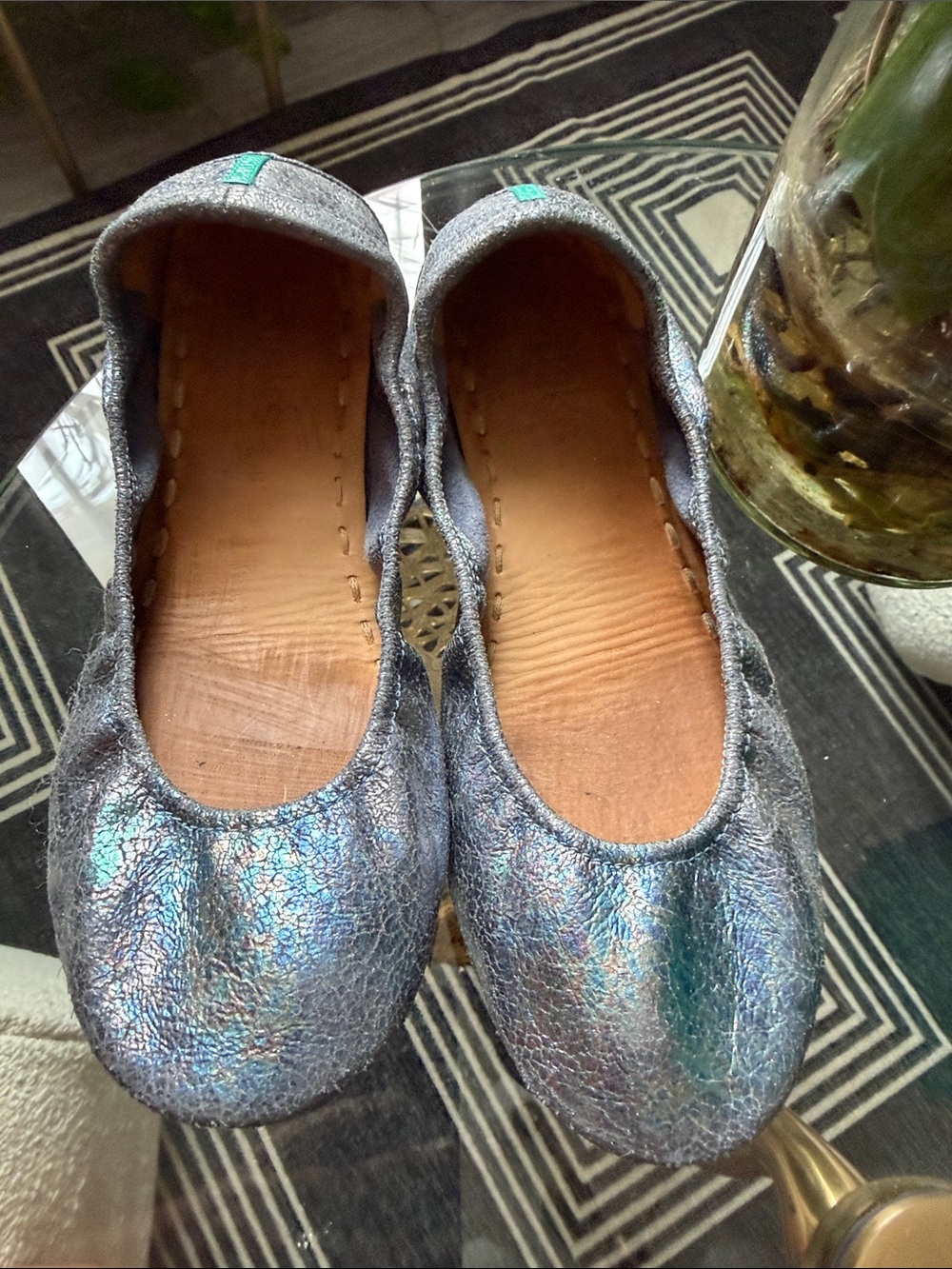 Tieks Moonstruck Ballet Flats - Blue Irredescent - Picture 6 of 9